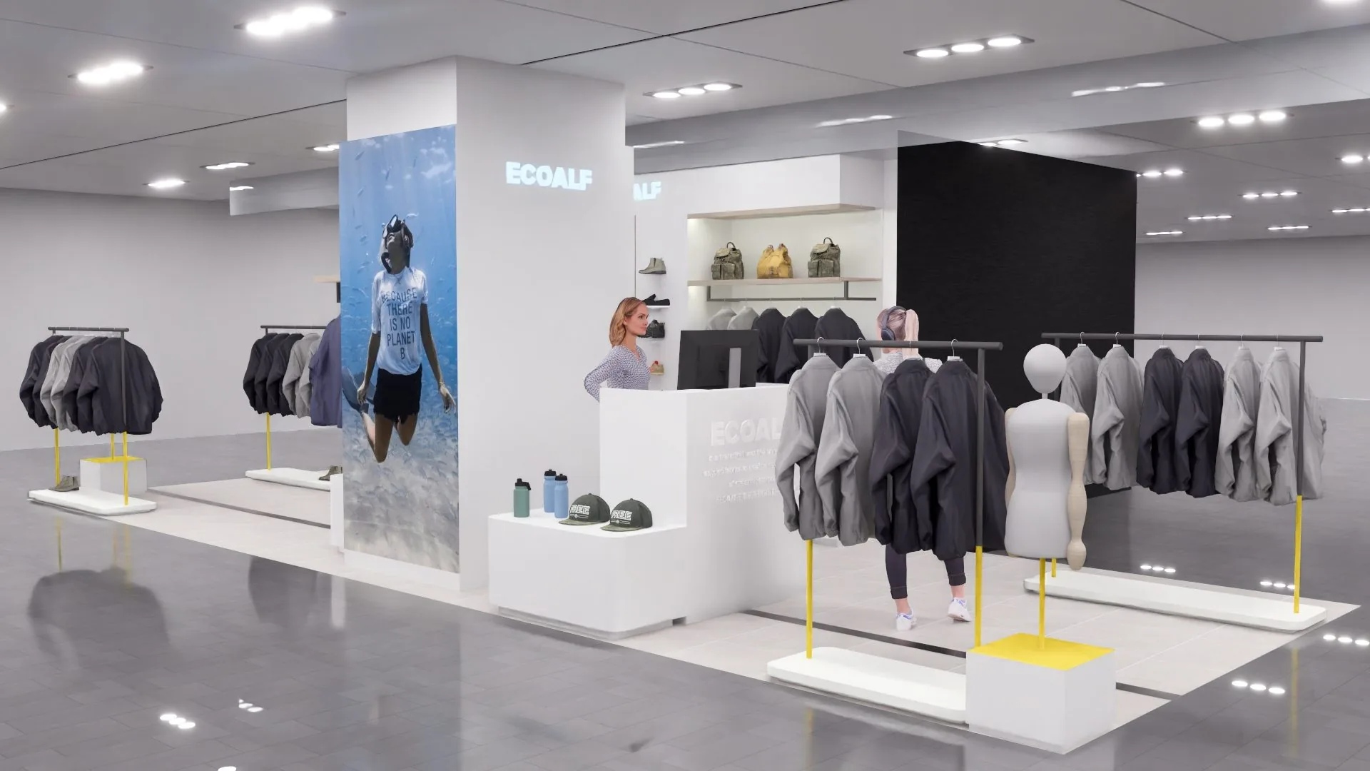 Ecoalf Marbella store render