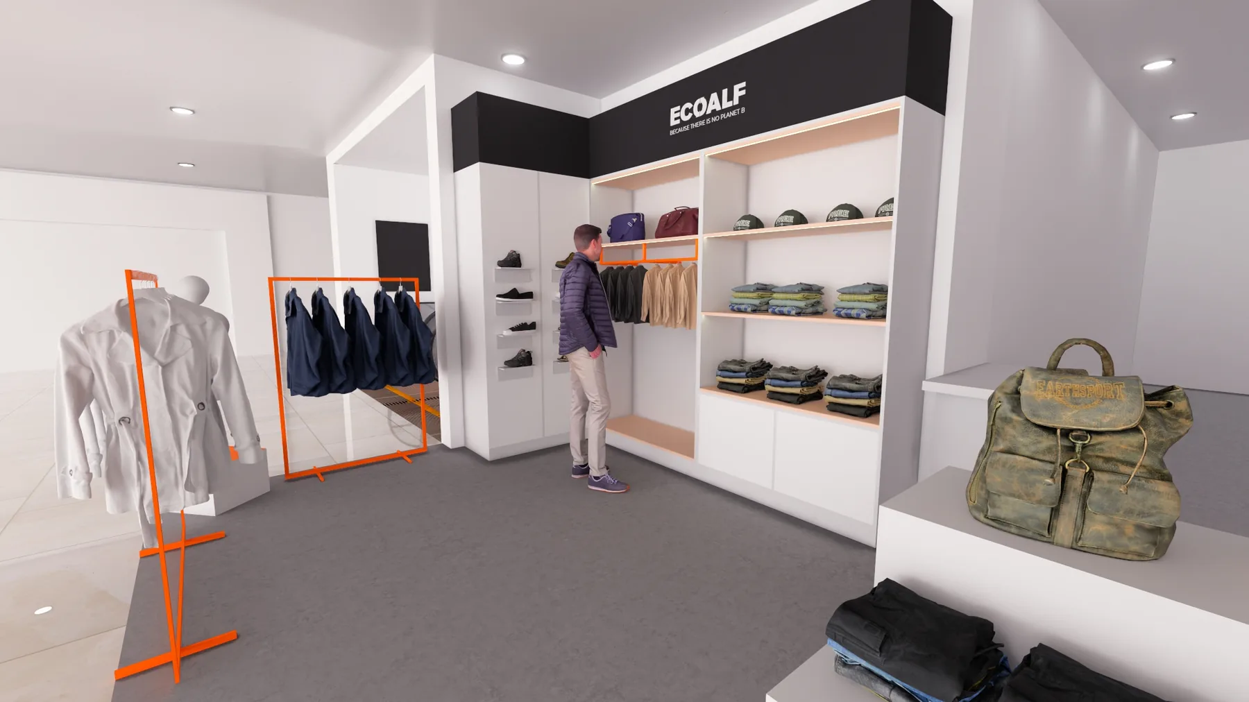 Ecoalf Pozuelo menswear corner 1