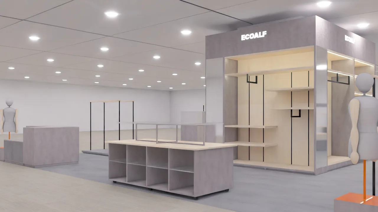 Ecoalf Vigo men's store render
