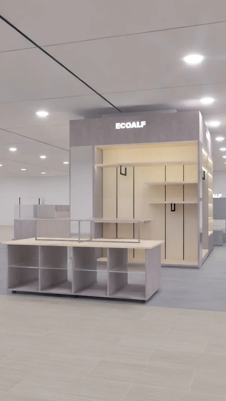 Ecoalf Vigo men's store render